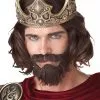 Medieval King Costume Wig (Brown) -FableFits Shop 70676 full 1