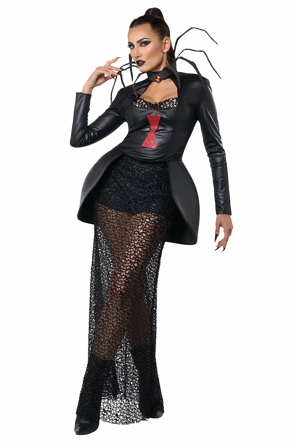 Deceitful Black Widow Adult Costume 3 Deceitful Black Widow Adult Costume
