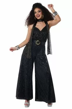 Let's Dance Disco Jumpsuit Adult Costume