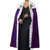 Royal Cape & Crown Adult Costume Kit (Purple) -FableFits Shop CC6223 062 full 1
