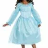 Ariel Blue Dress Classic Child Costume -FableFits Shop D117979 full 1