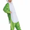 Yoshi Hooded Jumpsuit Child Costume -FableFits Shop D146389 full 1