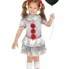 Carnevil Clown Toddler Costume -FableFits Shop F119321 full 1