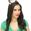 Green And Red Hat Holiday Headband -FableFits Shop F70006G full 1