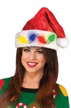 Flashing Santa Hat