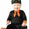 Baby Black Cat Infant Costume -FableFits Shop N16147 full 1