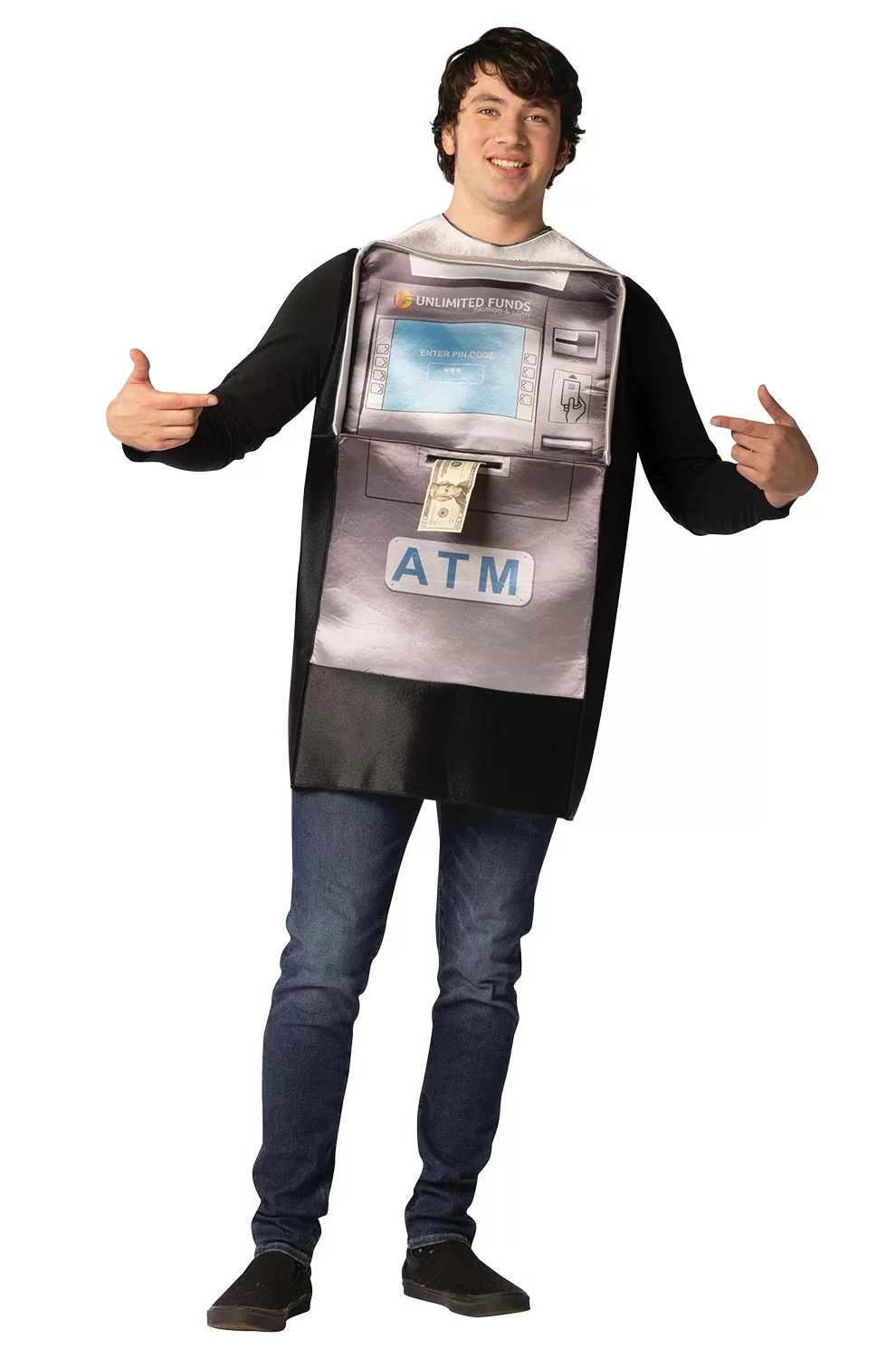 ATM Cash Machine Adult Costume 3 ATM Cash Machine Adult Costume