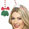 Mistletoe Kisses Headband -FableFits Shop SM41072 full 1