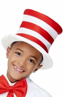 Stripy Red And White Child Hat
